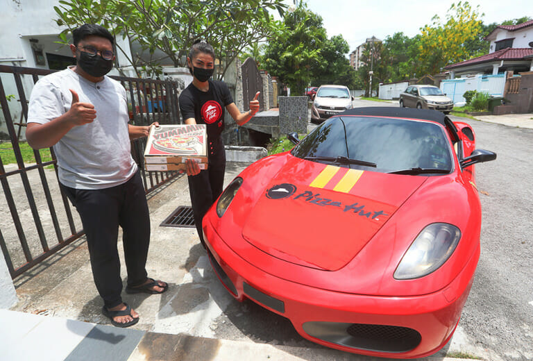 pizza ferrari f430