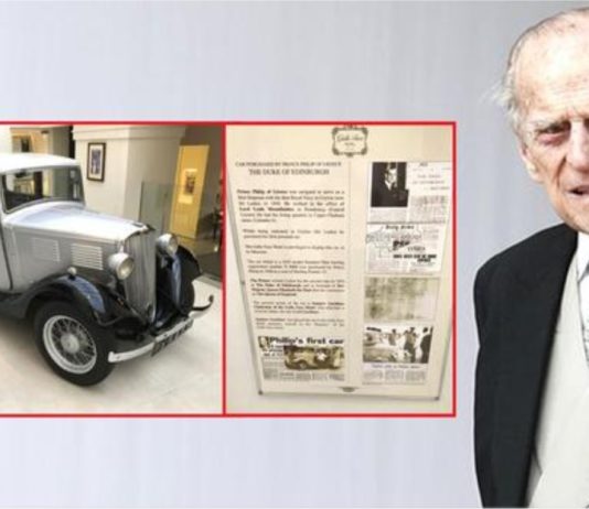 Standard Nine 1935 milik mendiang Putera Philip dipamer di muzium Sri Lanka