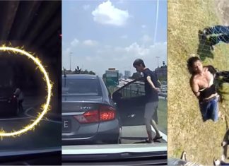 Orang ramai berjaya tahan lelaki rampas Honda City tengah jalan