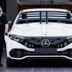 Erste Elektro-Limousine aus Mercedes-Benz Hightech-Produktion: Anlauf des EQS in der Factory 56First electric saloon from Mercedes-Benz high-tech production facility: Start of production of the EQS at Factory 56