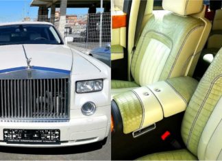 Rolls-Royce Phantom dirampas di Itali kerana ruangan dalam dari kulit buaya