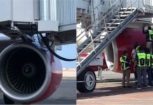 Pesawat Batik Air rosak gara-gara rempuh jejantas balai pelepasan