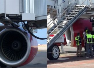 Pesawat Batik Air rosak gara-gara rempuh jejantas balai pelepasan