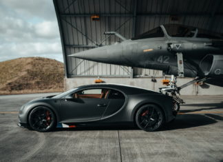 Wajib tonton: Bugatti Chiron berlumba dengan pesawat pejuang Dassault Rafale
