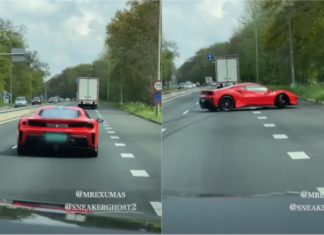 Cuba nak menunjuk, Ferrari 488 Pista hilang kawalan dan terbabas