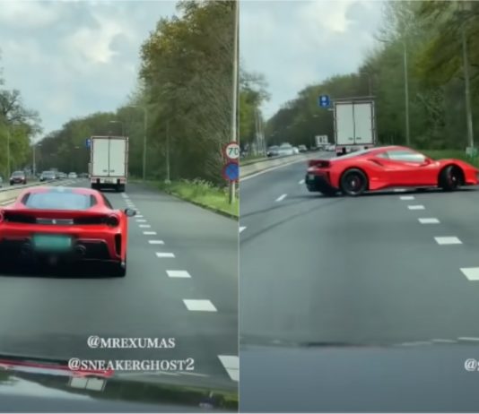 Cuba nak menunjuk, Ferrari 488 Pista hilang kawalan dan terbabas