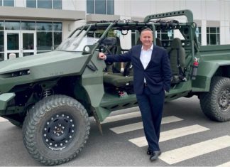 All Electric Concept Vehicle, trak pikap tentera berkuasa elektrik dengan 200hp!