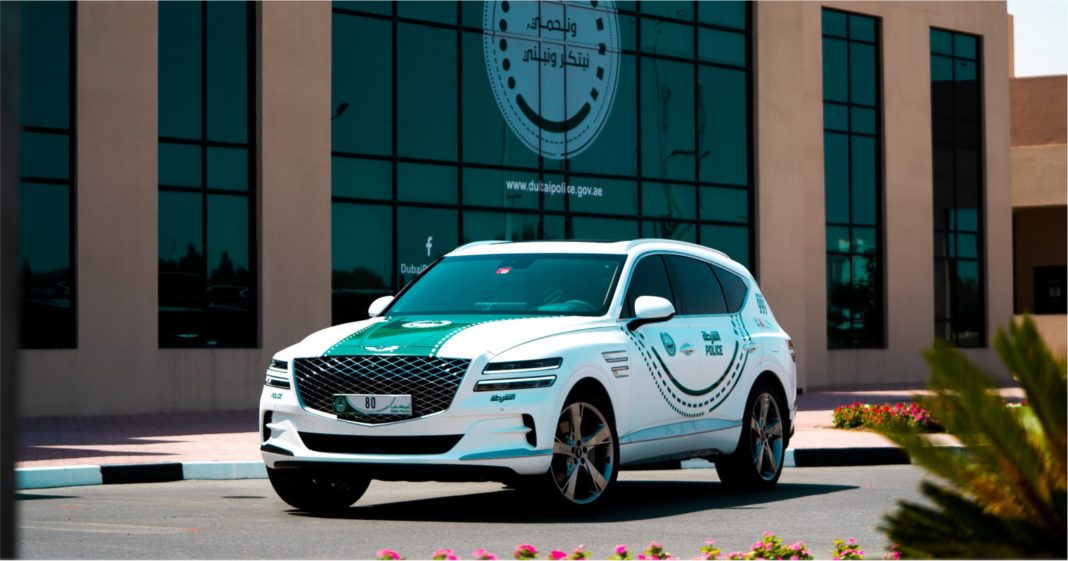 Genesis GV80 2021 sebagai kereta peronda terkini polis Dubai u2022 Motoqar