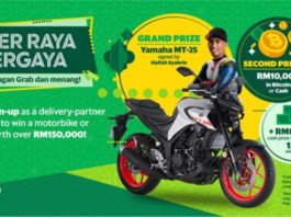 Program Rider Raya Bergaya dari Grab tawarkan Yamaha MT-25, siap ada sign Hafizh Syahrin!