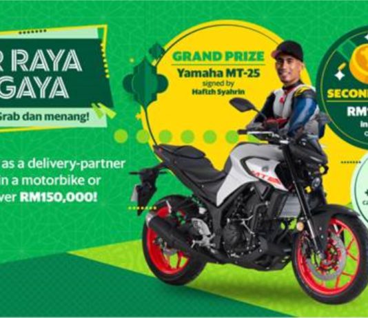 Program Rider Raya Bergaya dari Grab tawarkan Yamaha MT-25, siap ada sign Hafizh Syahrin!