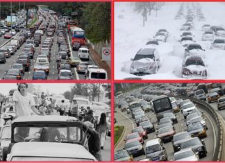 Ini 6 kesesakan lalu lintas paling teruk dalam sejarah