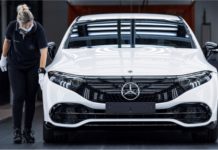 Sedan elektrik mewah, Mercedes-Benz EQS mula dipasang di Jerman