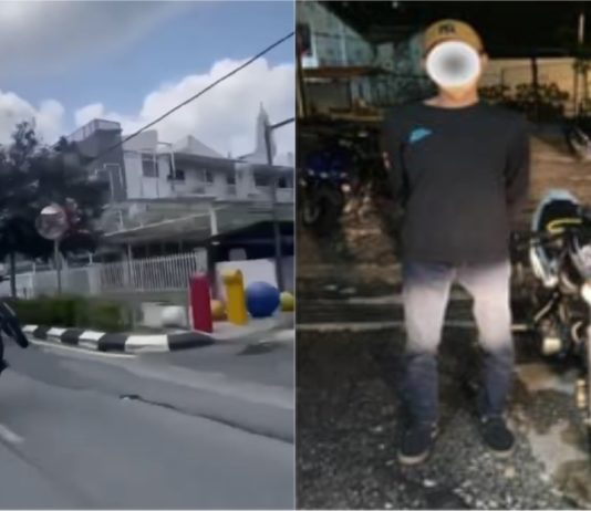 Penunggang Yamaha RX-Z beraya dengan aksi wheelie ditahan, motosikal disita