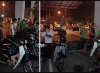 Tok ketua pun dimaki mat motor