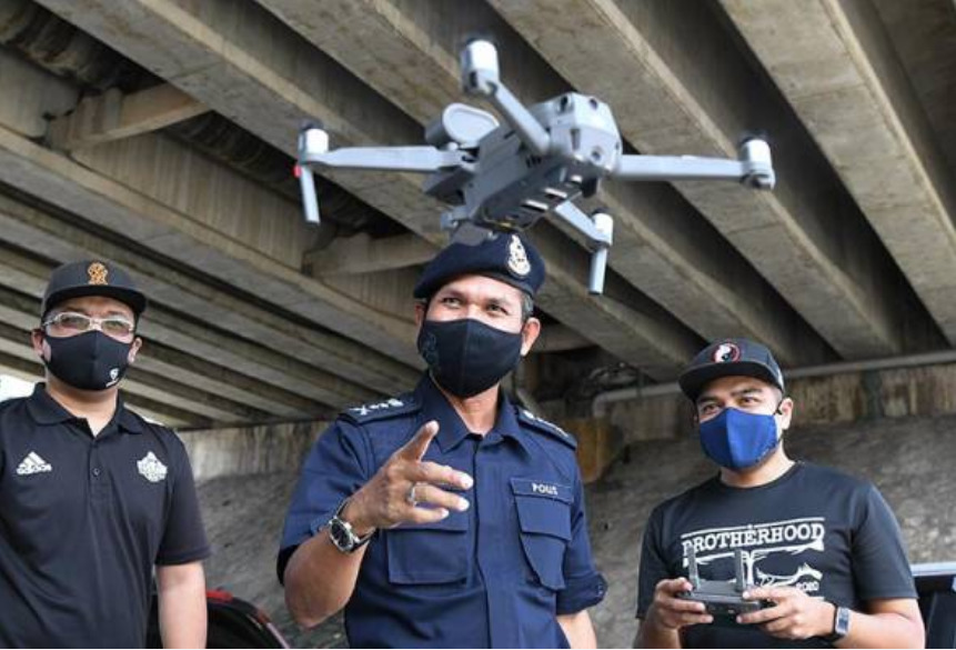 dron polis terengganu 