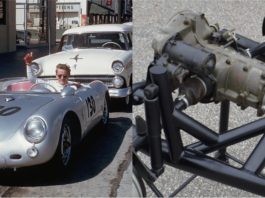 Kotak gear Porsche 550 Spyder milik mendiang James Dean dilelong, harga RM1.5 juta!