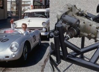 Kotak gear Porsche 550 Spyder milik mendiang James Dean dilelong, harga RM1.5 juta!