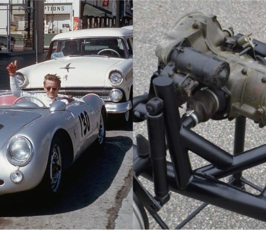 Kotak gear Porsche 550 Spyder milik mendiang James Dean dilelong, harga RM1.5 juta!