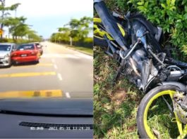 Pemandu Axia langgar lari penunggang motosikal ditahan, dakwa mengantuk