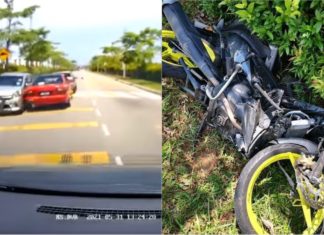 Pemandu Axia langgar lari penunggang motosikal ditahan, dakwa mengantuk