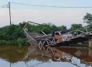 Pemandu lori mahu elak SJR, habis jambatan runtuh