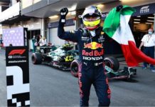 Sergio Perez juarai GP Azerbaijan setelah Verstappen tersasar dari kedudukan utama
