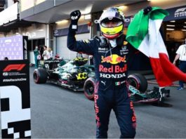 Sergio Perez juarai GP Azerbaijan setelah Verstappen tersasar dari kedudukan utama