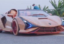 Lamborghini Sian dari kayu ini mungkin hadiah paling gempak untuk anak anda!