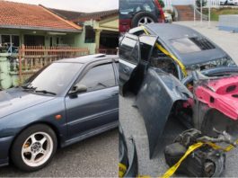 Proton Wira hilang selama dua bulan ditemui di kedai besi buruk