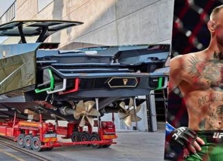 McGregor tayang kapal layar supercar Lamborghini (4000hp), harga RM15 juta saja