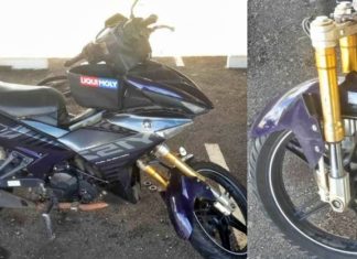 Modifikasi motor punca kemalangan maut penunggang Yamaha Y15ZR