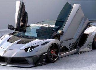 Kit badan terakhir dari Liberty Walk untuk Lamborghini Aventador