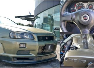 Nissan Skyline GT-R R34 V-Spec II Nur Ini dijual pada harga RM2 juta di Malaysia