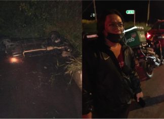 12 rider GrabFood selamatkan keluarga daripada lemas