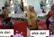 Majlis kahwin pandu lalu gara-gara lockdown di Indonesia perkahwinan drive-thru