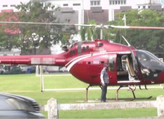 Sambil menyelam minum air, helikopter tapau nasi ganja rupanya dapat kebenaran urusan lain
