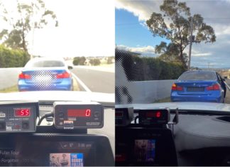 Pemandu BMW 3-Series ditahan pandu lebih had laju, menyangka berada dalam litar