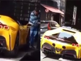 Tak sempat duduk pemilik baharu melopong tengok Ferrari SF90 Stradale jatuh dari trak