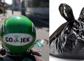 Pelanggan tertinggal plastik hitam, rider Go-Ride terlopong dan menggeletar tengok isi dalam….
