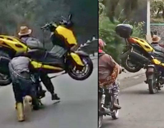 Otai masih berbisa, Honda GL angkut Yamaha XMax daki Gunung Bromo
