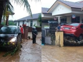 Saksi: Nampak dua penunggang motosikal hanyut selain kereta