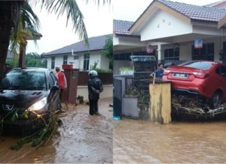 Saksi: Nampak dua penunggang motosikal hanyut selain kereta