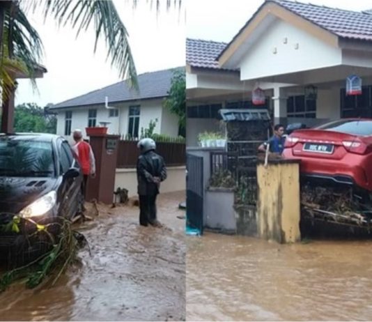 Saksi: Nampak dua penunggang motosikal hanyut selain kereta