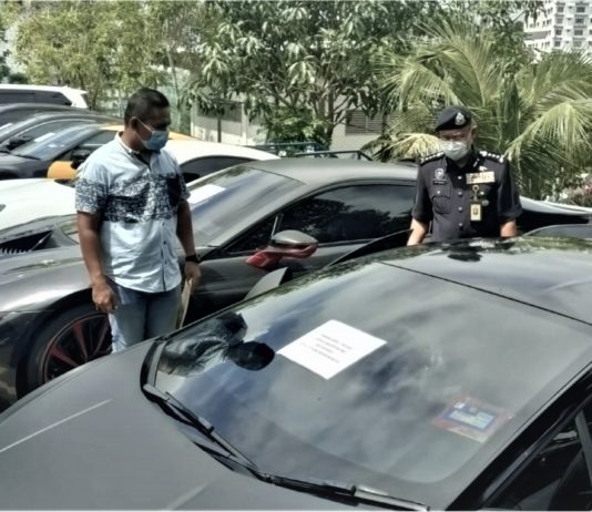 14 unit kereta mewah termasuk supercar disita hasil wang haram