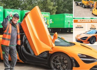 Pemandu lori menang cabutan bertuah supercar McLaren 720S Spider