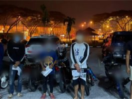 Sekumpulan remaja ditahan melepak dan berlumba, kan dah mendapat!