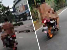 Tular video lelaki bogel tunggang motor di grup Whatsapp, polis minta henti kongsi!