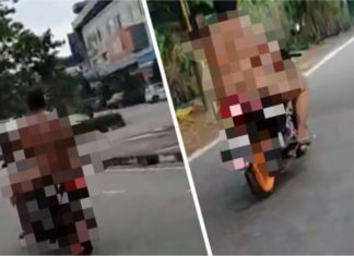 Tular video lelaki bogel tunggang motor di grup Whatsapp, polis minta henti kongsi!