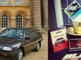 Proton Saga Black Knight Edition (1989) muncul juara Festival of the Unexceptional, Britain