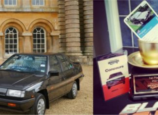 Proton Saga Black Knight Edition (1989) muncul juara Festival of the Unexceptional, Britain